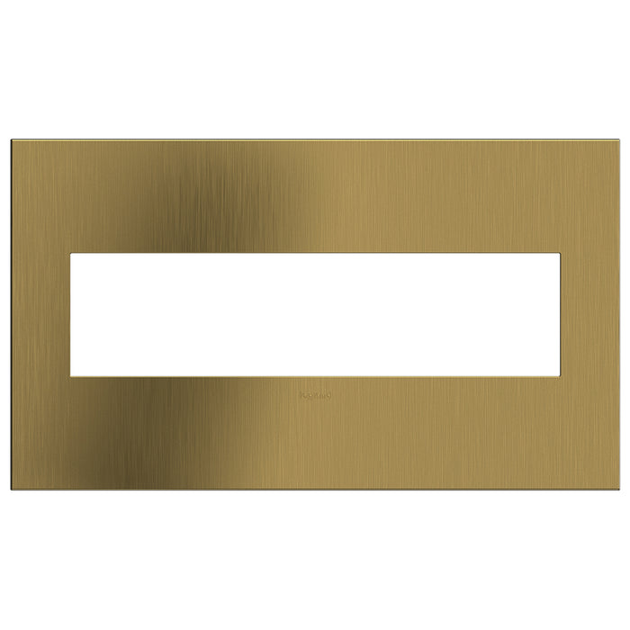 Legrand - AWC4GBSB4 - Wall Plate - Adorne - Brushed Satin Brass