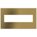 Legrand - AWC4GBSB4 - Wall Plate - Adorne - Brushed Satin Brass