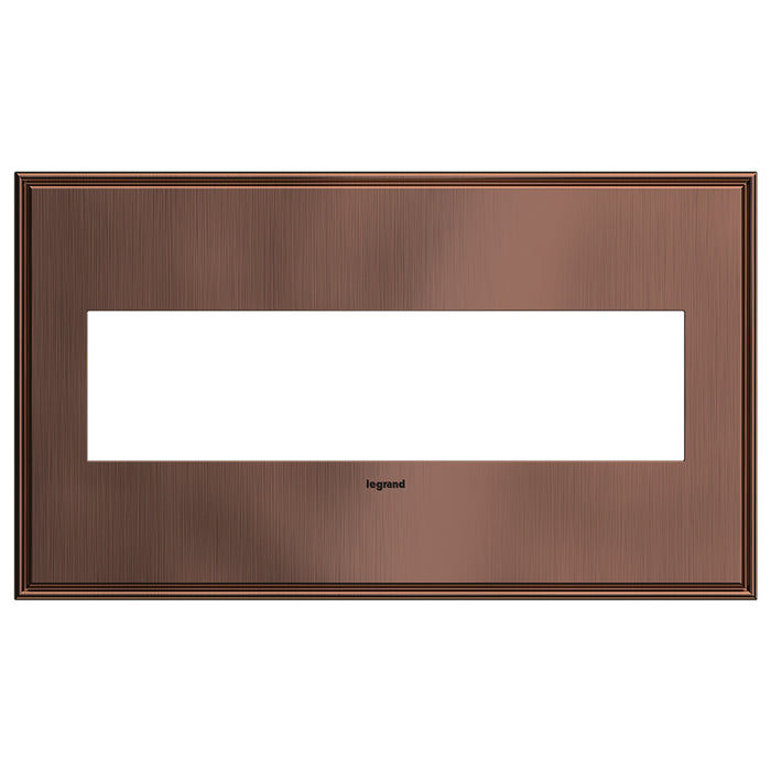 Legrand - AWC4GMAC4 - Wall Plate - Adorne - Matte Antique Copper