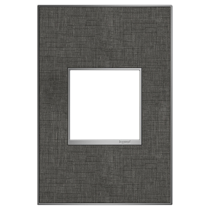 Legrand - AWM1G2SL4 - Gang Wall Plate - Adorne - Slate Linen