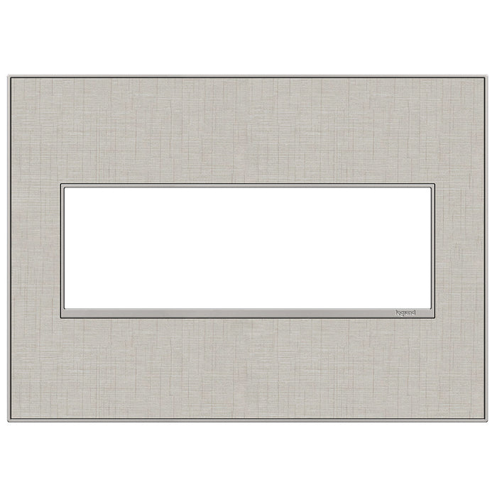 Legrand - AWM3GTL4 - Gang Wall Plate - Adorne - True Linen