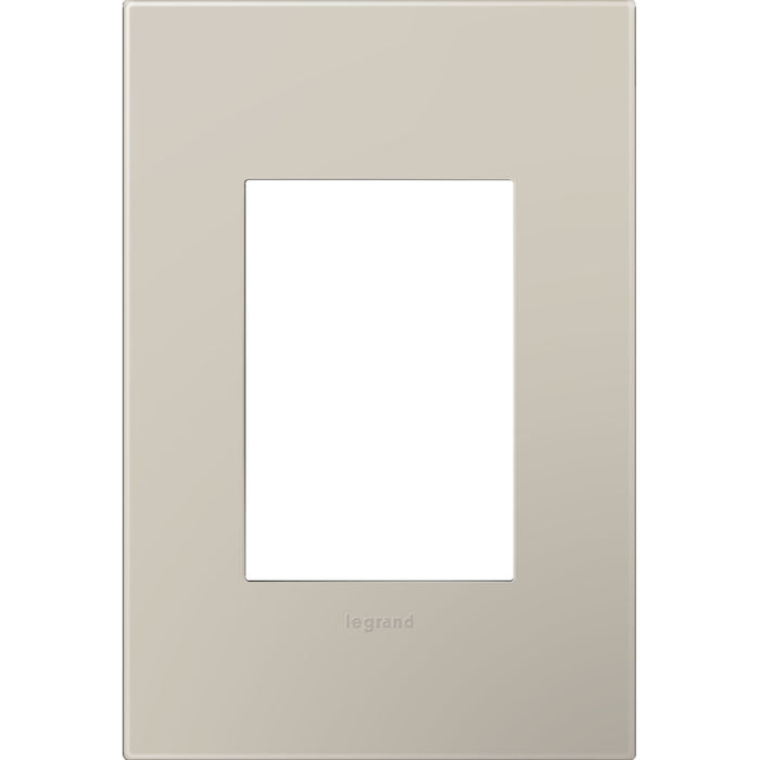 Legrand - AWP1G3GG4 - Gang Wall Plate - Adorne - Greige