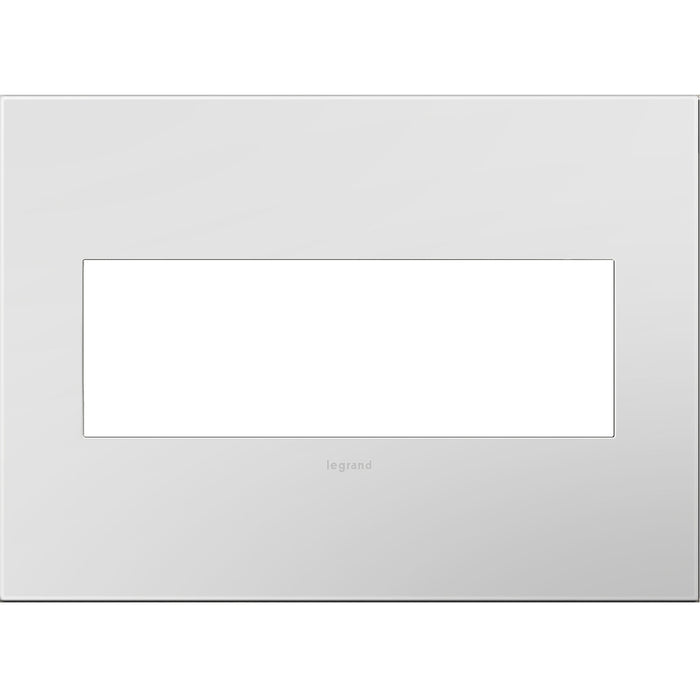 Legrand - AWP3GPW4 - Gang Wall Plate - Adorne - Powder White