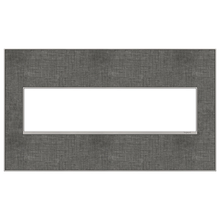 Legrand - AWM4GSL4 - Gang Wall Plate - Adorne - Slate Linen