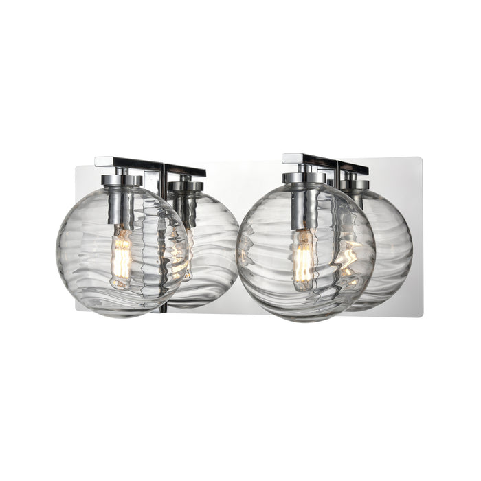DVI Lighting - DVP40422CH-RPG - Two Light Vanity - Tropea - Chrome