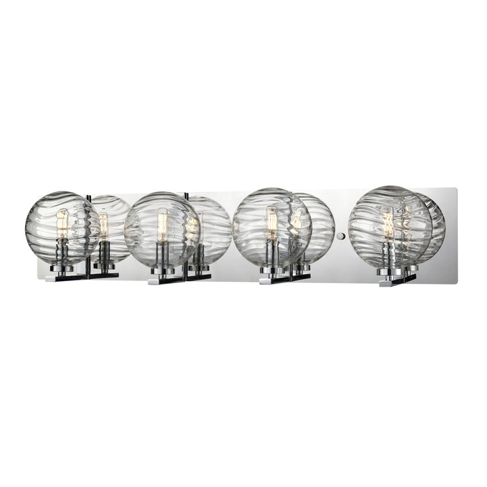 DVI Lighting - DVP40444CH-RPG - Four Light Vanity - Tropea - Chrome