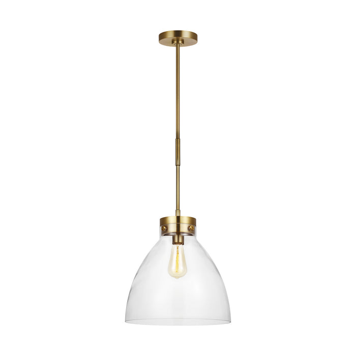 Visual Comfort Studio - CP1121BBS - One Light Pendant - Garrett - Burnished Brass