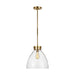 Visual Comfort Studio - CP1121BBS - One Light Pendant - Garrett - Burnished Brass
