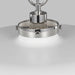 Visual Comfort Studio - CP1231MWTPN - One Light Pendant - Wellfleet - Matte White and Polished Nickel