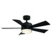 Modern Forms Fans - FR-W1801-52L-MB - 52"Ceiling Fan - Wynd - Matte Black