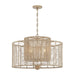 Crystorama - JAY-A5004-BS - Four Light Chandelier - Jayna - Burnished Silver