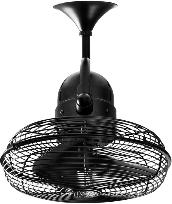 Matthews Fan Company - KC-BK - 13 Inch Wall Fan - Kaye - Matte Black