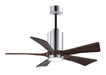 Matthews Fan Company - PA5-CR-WA-42 - 42 Inch Ceiling Fan - Patricia - Polished Chrome