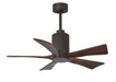 Matthews Fan Company - PA5-TB-WA-42 - 42 Inch Ceiling Fan - Patricia - Textured Bronze