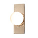 Justice Designs - FSN-4041-CLOP-BRSS - LED Wall Sconce - Fusion - Brushed Brass