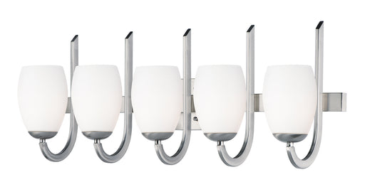 Taylor Five Light Bath Vanity Satin Nickel