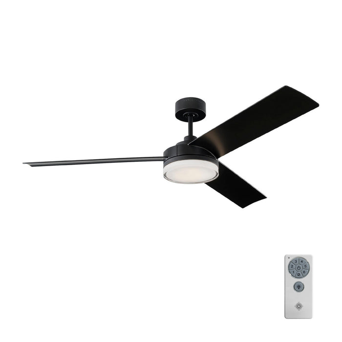 Visual Comfort Fan - 3CQR56MBKD - 56 Inch Ceiling Fan - Cirque - Midnight Black