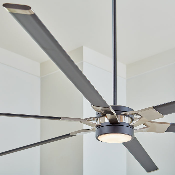 Visual Comfort Fan - 6LFR96MBKD - 96 Inch Ceiling Fan - Loft - Midnight Black