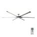 Visual Comfort Fan - 6LFR96PBSD - 96 Inch Ceiling Fan - Loft - Painted Brushed Steel