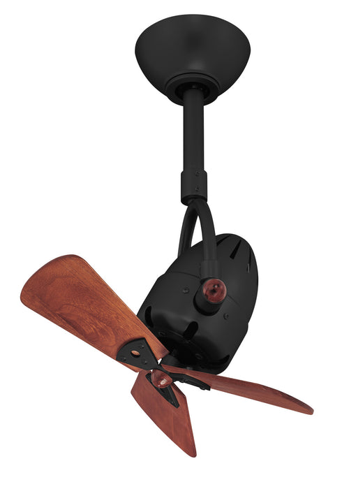 Matthews Fan Company - DI-BK-WD - 16 Inch Ceiling Fan - Diane - Matte Black