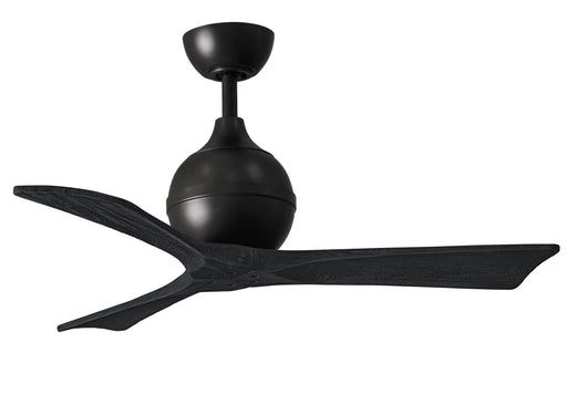 Matthews Fan Company - IR3-BK-BK-42 - 42 Inch Ceiling Fan - Irene-3 - Matte Black