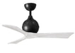 Matthews Fan Company - IR3-BK-MWH-42 - 42 Inch Ceiling Fan - Irene-3 - Matte Black