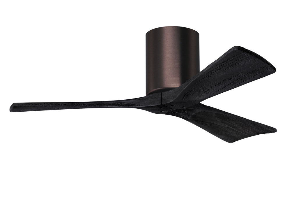 Matthews Fan Company - IR3H-BB-BK-42 - 42 Inch Ceiling Fan - Irene-3H - Brushed Bronze