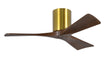 Matthews Fan Company - IR3H-BRBR-WA-42 - 42 Inch Ceiling Fan - Irene-3H - Brushed Brass