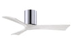 Matthews Fan Company - IR3H-CR-MWH-42 - 42 Inch Ceiling Fan - Irene-3H - Polished Chrome