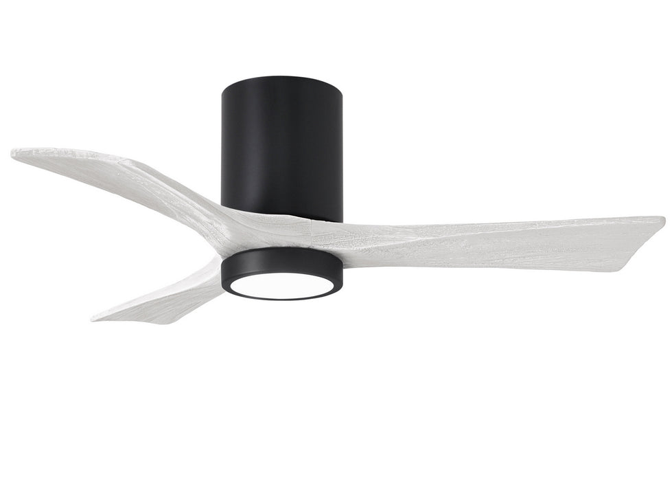 Matthews Fan Company - IR3HLK-BK-MWH-42 - 42 Inch Ceiling Fan - Irene-3HLK - Matte Black