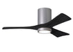 Matthews Fan Company - IR3HLK-BN-BK-42 - 42 Inch Ceiling Fan - Irene-3HLK - Brushed Nickel