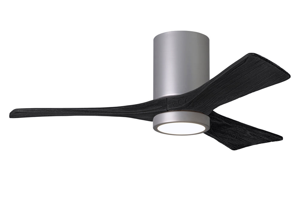 Matthews Fan Company - IR3HLK-BN-BK-42 - 42 Inch Ceiling Fan - Irene-3HLK - Brushed Nickel