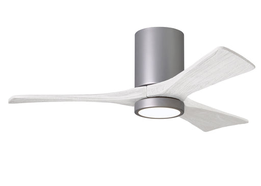 Matthews Fan Company - IR3HLK-BN-MWH-42 - 42 Inch Ceiling Fan - Irene-3HLK - Brushed Nickel