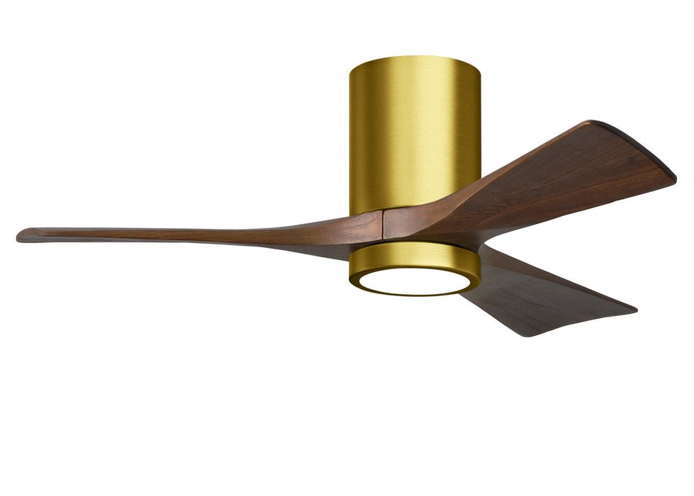 Matthews Fan Company - IR3HLK-BRBR-WA-42 - 42 Inch Ceiling Fan - Irene-3HLK - Brushed Brass