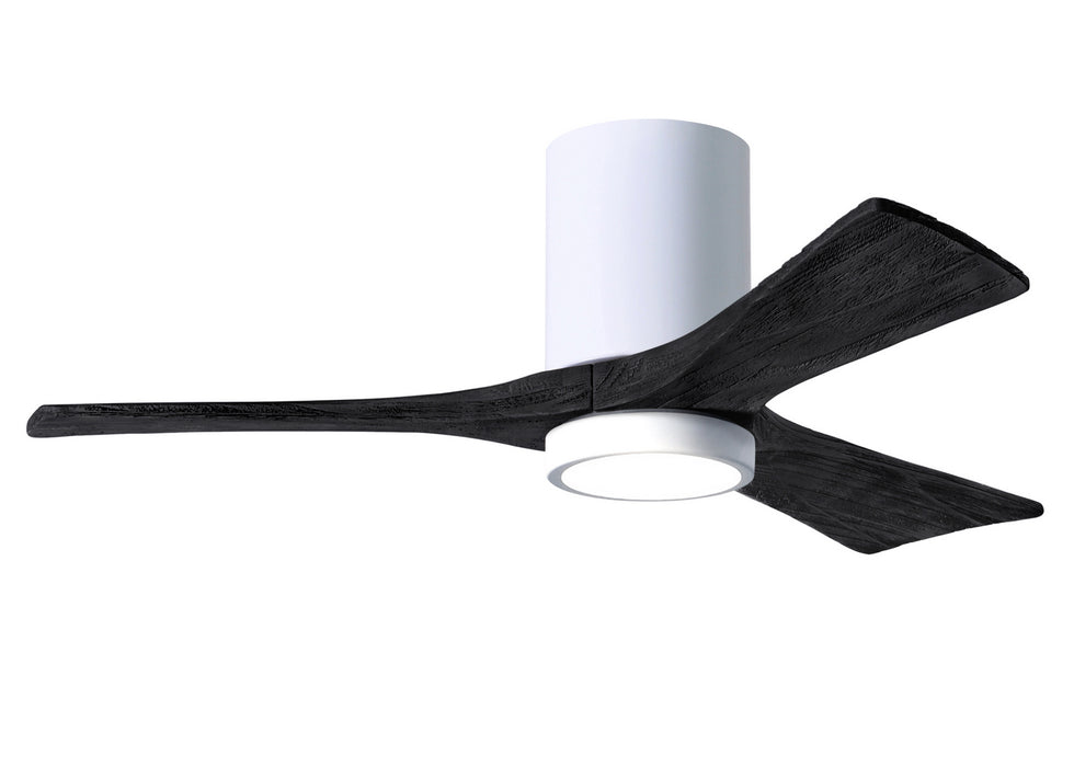 Matthews Fan Company - IR3HLK-WH-BK-42 - 42 Inch Ceiling Fan - Irene-3HLK - Gloss White