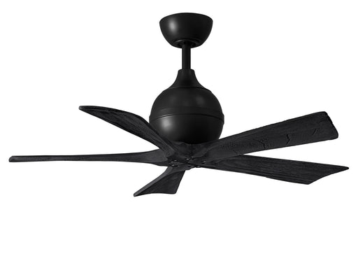 Matthews Fan Company - IR5-BK-BK-42 - 42 Inch Ceiling Fan - Irene-5 - Matte Black