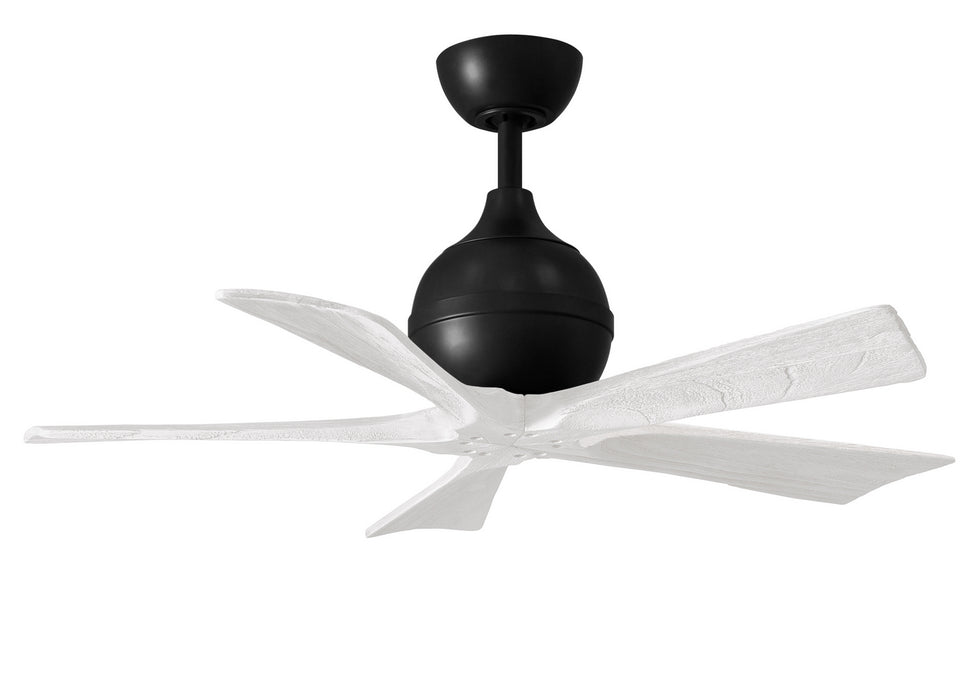 Matthews Fan Company - IR5-BK-MWH-42 - 42 Inch Ceiling Fan - Irene-5 - Matte Black