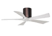 Matthews Fan Company - IR5H-BB-MWH-42 - 42 Inch Ceiling Fan - Irene-5H - Brushed Bronze