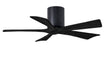 Matthews Fan Company - IR5H-BK-BK-42 - 42 Inch Ceiling Fan - Irene-5H - Matte Black