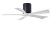 Matthews Fan Company - IR5H-BK-MWH-42 - 42 Inch Ceiling Fan - Irene-5H - Matte Black