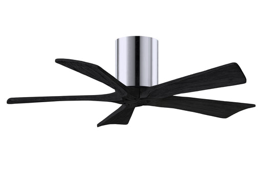 Matthews Fan Company - IR5H-CR-BK-42 - 42 Inch Ceiling Fan - Irene-5H - Polished Chrome