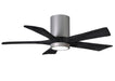 Matthews Fan Company - IR5HLK-BN-BK-42 - 42 Inch Ceiling Fan - Irene-5HLK - Brushed Nickel