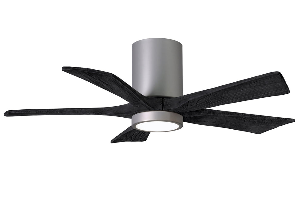 Matthews Fan Company - IR5HLK-BN-BK-42 - 42 Inch Ceiling Fan - Irene-5HLK - Brushed Nickel