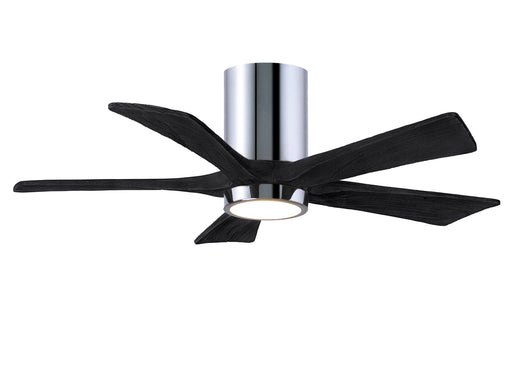 Matthews Fan Company - IR5HLK-CR-BK-42 - 42 Inch Ceiling Fan - Irene-5HLK - Polished Chrome