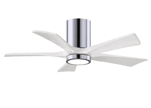 Matthews Fan Company - IR5HLK-CR-MWH-42 - 42 Inch Ceiling Fan - Irene-5HLK - Polished Chrome