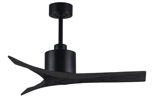 Matthews Fan Company - MW-BK-BK-42 - 42 Inch Ceiling Fan - Mollywood - Matte Black