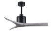 Matthews Fan Company - MW-BK-BW-42 - 42 Inch Ceiling Fan - Mollywood - Matte Black