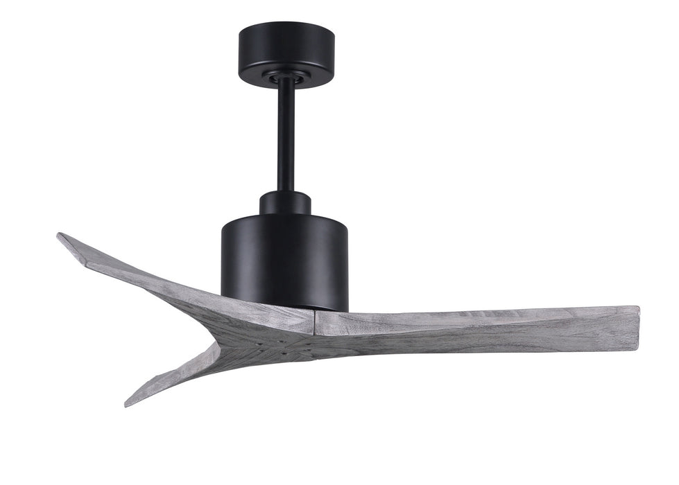 Matthews Fan Company - MW-BK-BW-42 - 42 Inch Ceiling Fan - Mollywood - Matte Black