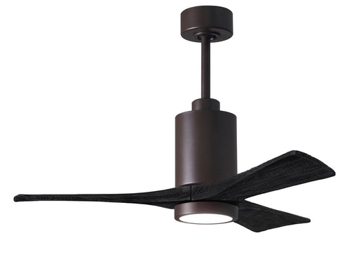 Matthews Fan Company - PA3-TB-BK-42 - 42 Inch Ceiling Fan - Patricia - Textured Bronze