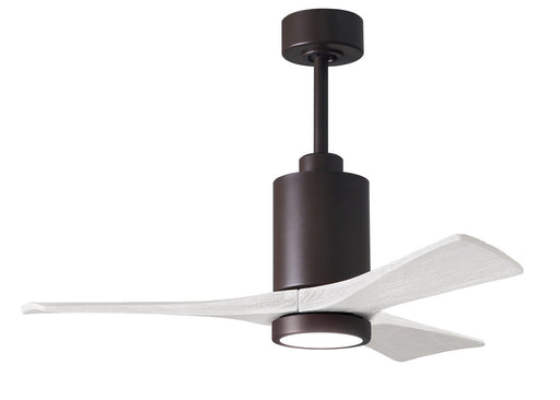 Matthews Fan Company - PA3-TB-MWH-42 - 42 Inch Ceiling Fan - Patricia - Textured Bronze